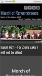 Mobile Screenshot of marchofremembrance.org